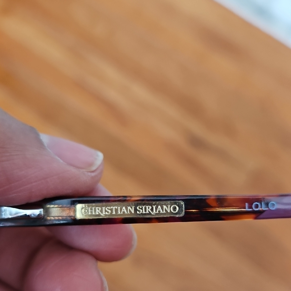 Christian Siriano Tortoise Shell Glasses